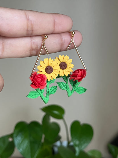 ROSE WITH SUNFLOWER
