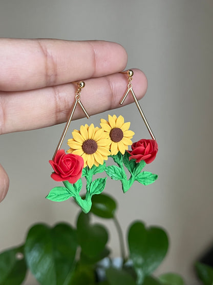 ROSE WITH SUNFLOWER