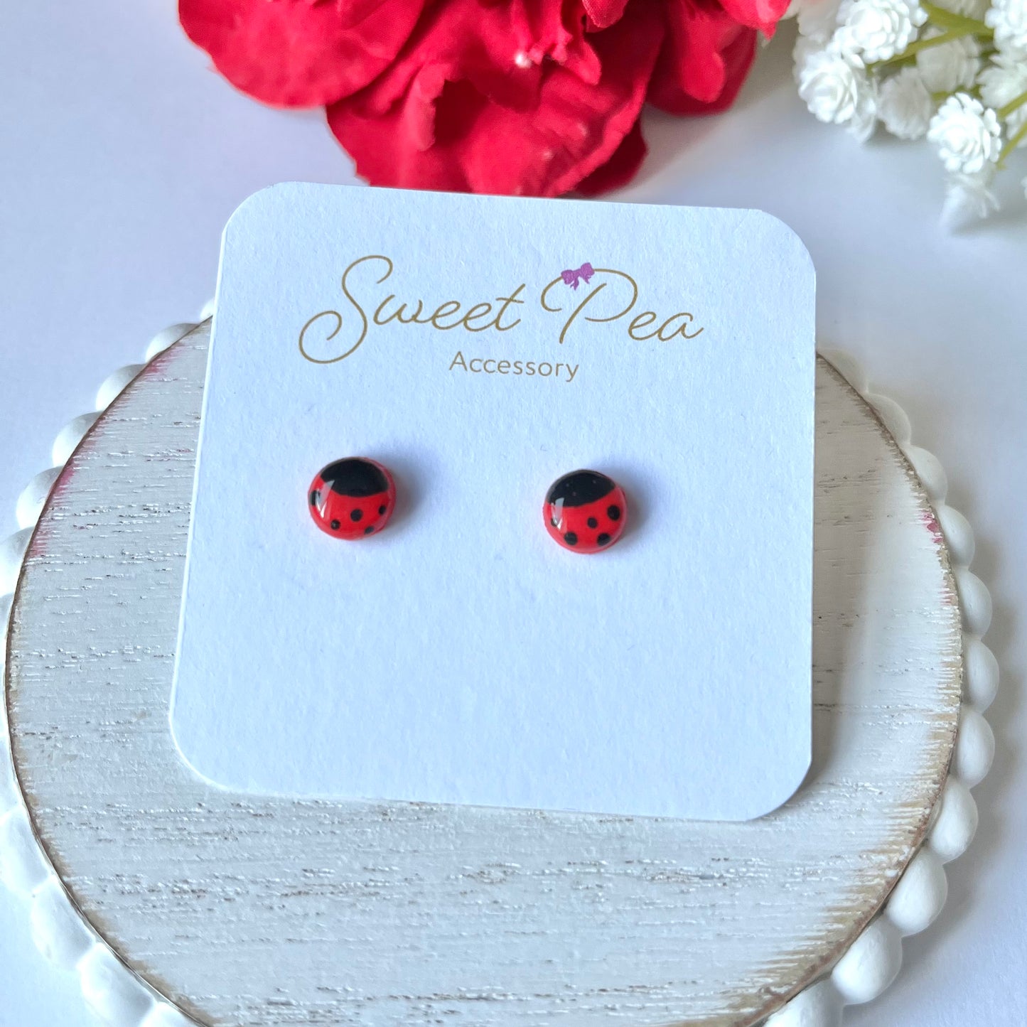 Ladybug stud