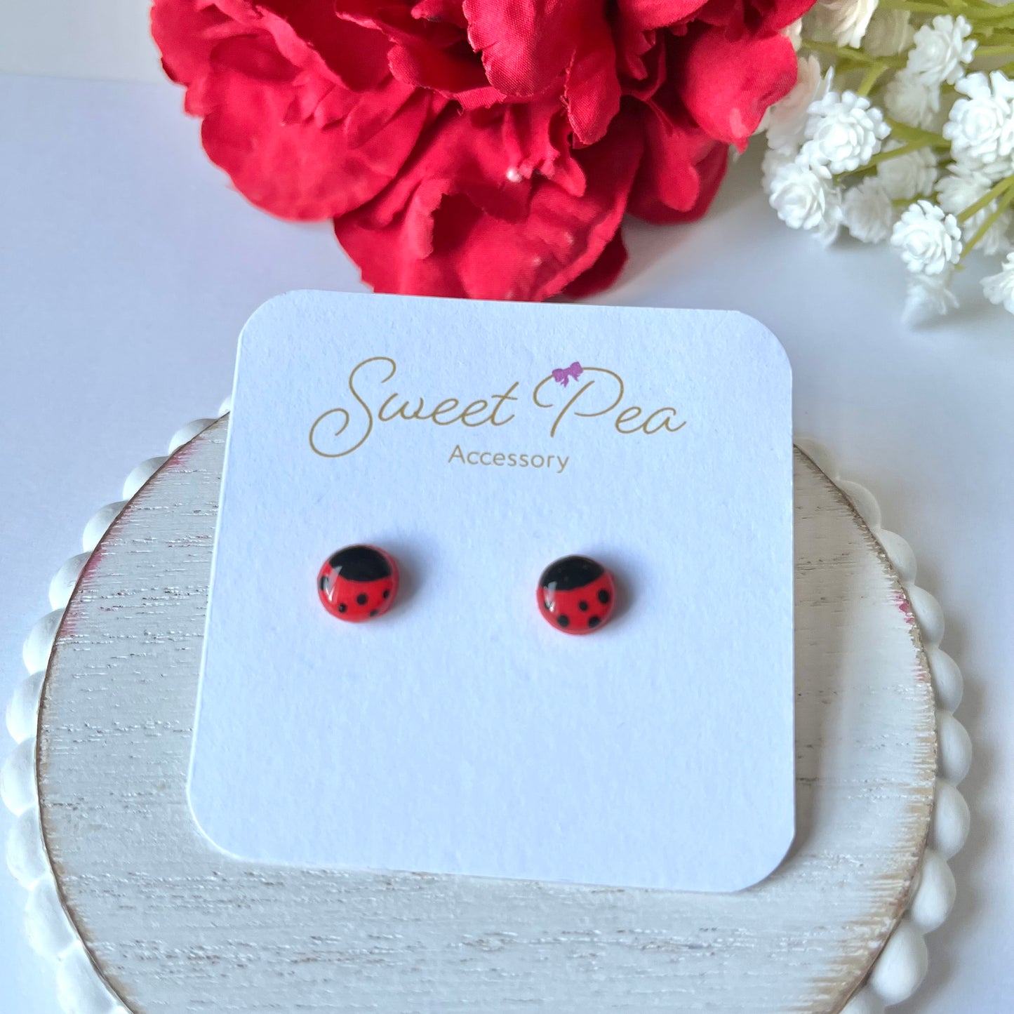 Ladybug stud